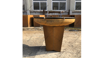 corten steel BBQ grill