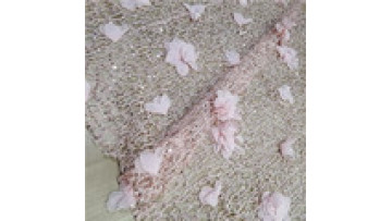 2024 new 3d flower embroidered lace fabric embroidery lace fabric fancy fabric for party dress1