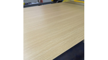 wood grain laminated steel