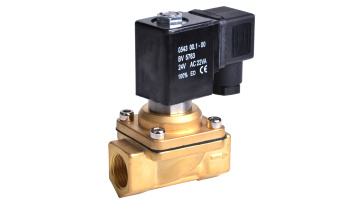 PU220A-04 1/2'' 2/2 Way Normally Closed Brass Solenoid Valve 24V 110V 220V