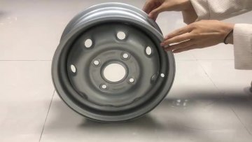 Customized Colors 4 Lug 8 Spoke Steel Wheel Rims 13 Inch 4x100 Chrome Trailer Wheels1