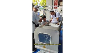 Frozen Meat Dicing Machine Shipped to Kazakhstan