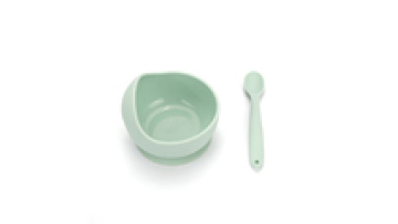 Eco-friendly Baby Care Item Baby Feeding Set Silicone Baby Bowl With Spoon and Fork1