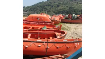 Marine Equipment Lifesaving Second Hand Fiberglass Lifesaving Boat for Sale1
