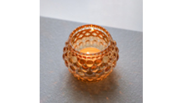 Original Factory Cube Crystal Gold Holder Coloured Glass Candle Jars With Competitive Price1