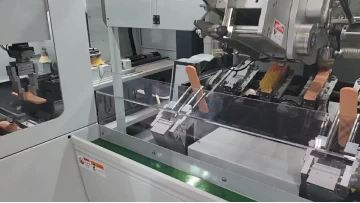 The machine that is making brushes