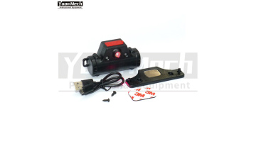 Balancing machine laser light