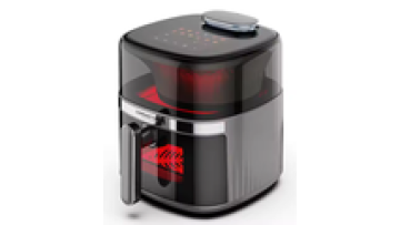Factory Wholesale 8L Smart air Fryers Large Open Visible Window Automatic Manual Water tank Switching Function Digital air Fryer1