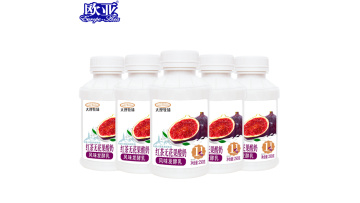 Black Tea Fig Fermented Yogurt Probiotic Dairy Drink