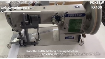 Rosette Ruffle Making Pleating Sewing Machine FOXSEW FX400