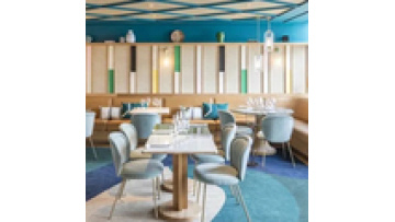 Square Shape Free Sample Commercial Furniture Kitchen Fast Food Coffee Shop Dining Marble Metal Restaurant Table1