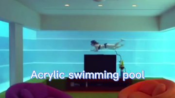 infinity fiberglass acrylic plexiglass swimming pool plastic wall1