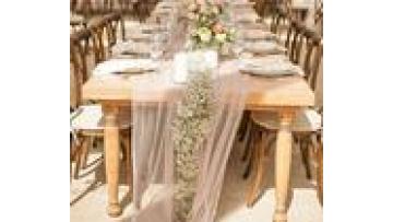 Free Sample  Commercial Furniture Wedding Rectangle Shape Nature Wood Banquet  Wooden  Folding Table1