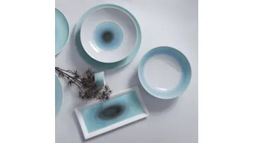 Chaozhou Ceramic Plates Sets Italian Dinnerware Tableware French Matte Crockery Dinner Set1