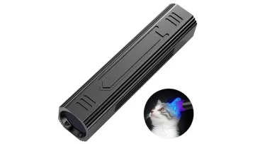 Portable 365nm UV Flashlight with Rechargeable Blacklight and 5 Modes1