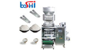 Multilane Powder Stick Sachet Packing Machine 8 lane Mixed Sugar Coffee Packaging 2 in 1 Coffee Stick Packing Machine1