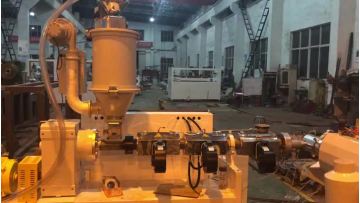PE 20-63 pipe line in vertical layout 