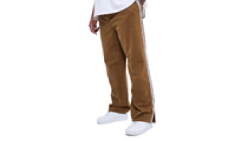 Wholesale Custom Streetwear Men Blank Straight Leg Stacked Jogger Sweatpants1