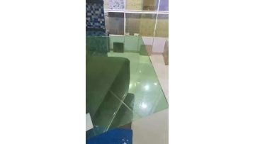 green tinted glass
