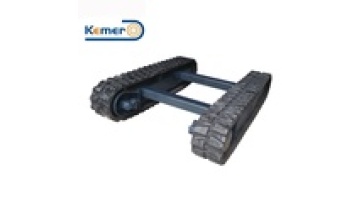 4 tons Rubber Crawler Track Undercarriage Rubber Tracked Chassis1