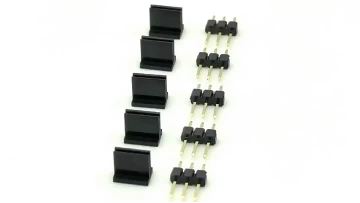 2.54mm Pitch Pin header Connector Single Row Straight SQ0.64mm H:2.5mm 1*3P