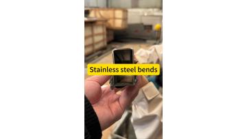 Stainless steel right angle elbow