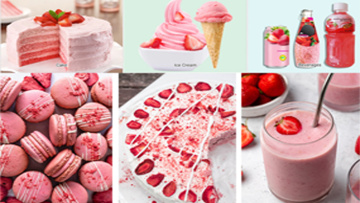 Strawberry powder