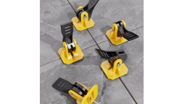 Press type tile leveling device 