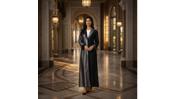 Hot Selling Middle Eastern Traditional Modest Muslim Clothing New Design Open Robe Abaya Ankle Length for Eid1