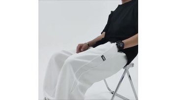 Corduroy streetwear custom logo casual sport joggers pants wholesale fashion loose drawstring sweatpants men1