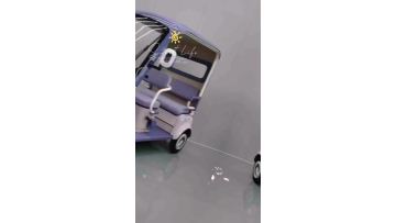 Foldable Tricycle with Large Basket for Shopping and City Travel