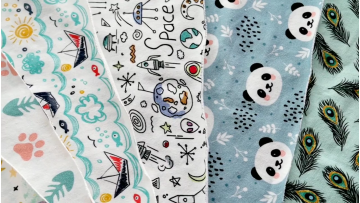 2020 hot sale no moq custom digital printed poly french terry fabric for clothes1