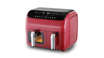 double pot air fryer OEM ODM  oven 8L air fryer industrial air fryer Home appliance factory kitchen1