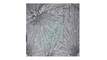 2024 New White French Mesh Radioactive Sequined Mesh  Ladies Skirt Lace Fabric1