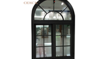 Modern style house windows double glazing aluminum frame hurricane impact casement glass windows ventanas1