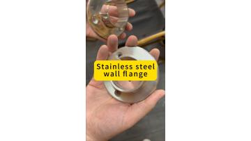 Stainless steel railing flange