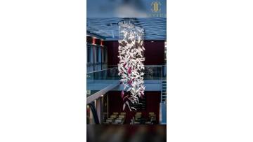 Leaf Glass Chandelier