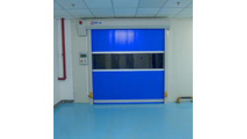 Fast Rolling Shutter Industrial Doors High Speed Door Redar Induction Door Opening Pvc+painted Steel Painted Steel or 304ss1