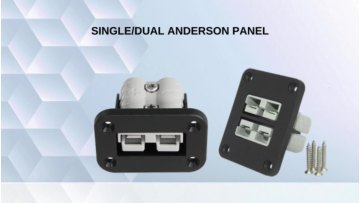 DC 12V 24V 50A Battery Connector Mounting Bracket Panel Power Socket for Caravan Camper Boat Truck1