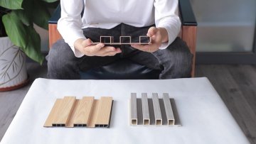 Wood alternative Interior Decor Wall Panel Wood Plastic Composite WPC PVC Panel1