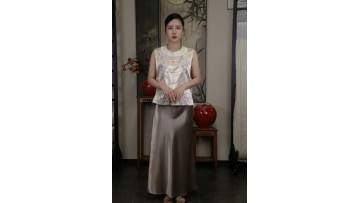 Champagne Mermaid Hem Skirt