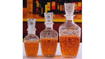 250ml 500ml 1000ml Wholesale of high-quality dispensers  glass wine bottle with lid1