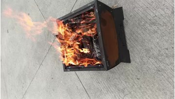 High temperature powder coating test