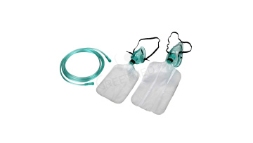 Greetmed Best Selling Medical Non Rebreathing Disposable Oxygen Mask With Reservoir Bag1