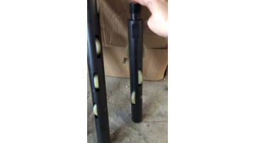 Four nylon wheel Wheeled   Roller Centralizer for sucker rod1