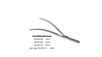 Curved Dissecting Forceps