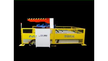 Automatic pile turner and aligning removing machine