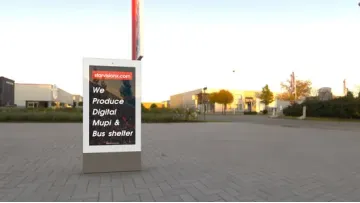 Waterproof Advertising Kiosk Double Sided Outdoor LCD Display Digital Signage for Airport1