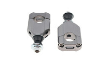 CNC Anodized Aluminum Universal Motorcycle Handlebar Mount Clamp Lifter Bar Riser1
