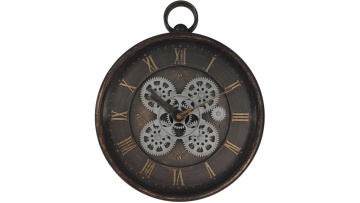 Steampunk Elegance: Silent Mechanical Clock with Exposed Gears – Bulk Export